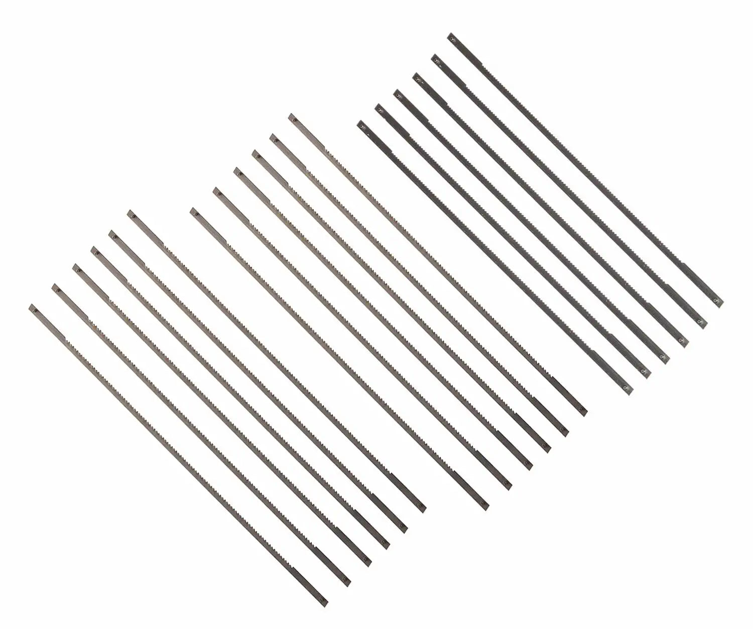 Coping Saw Blades 6-1/2 Inch, 18 Pack ( 15 TPI, 18 TPI, 24 TPI)