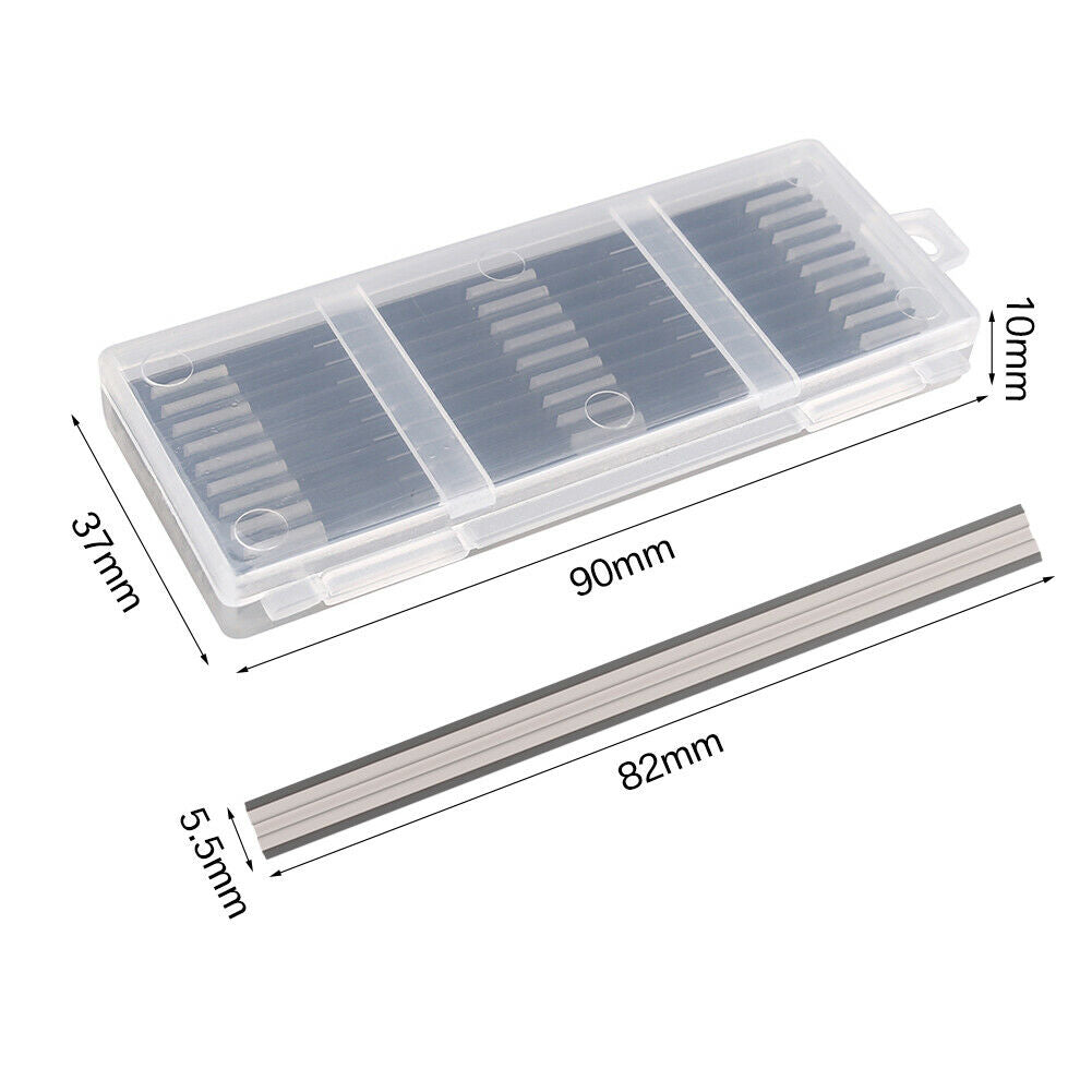 3-1/4" 82mm TCT Carbide Planer Blades DW6654 For DeWalt DW677 DCP580B, DW675K,DW678K,- 10PacK