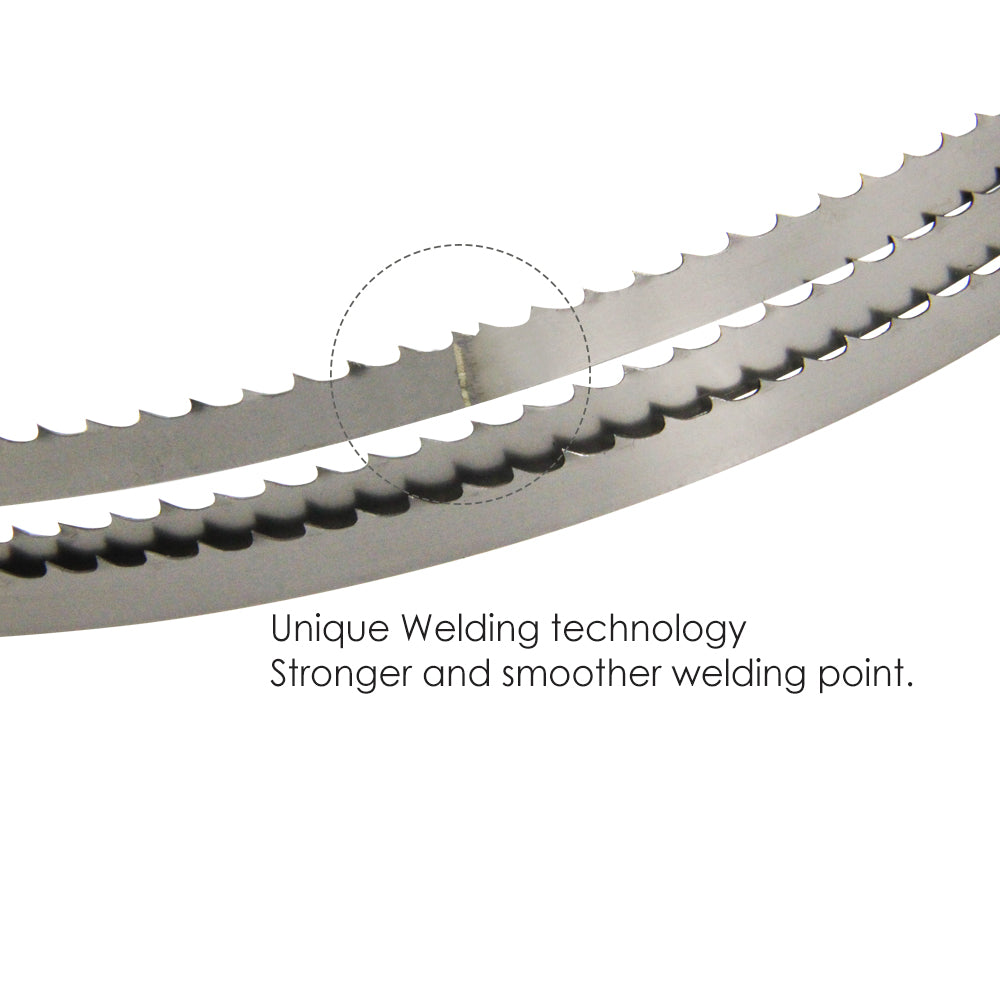 Band Saw Blade 56''x1/4'' 1425x6.35mm 6 TPI, 10 TPI, 14 TPI for 8'' Delta, Draper, Nutool, FOX, Silverline Band Saw - 2PC