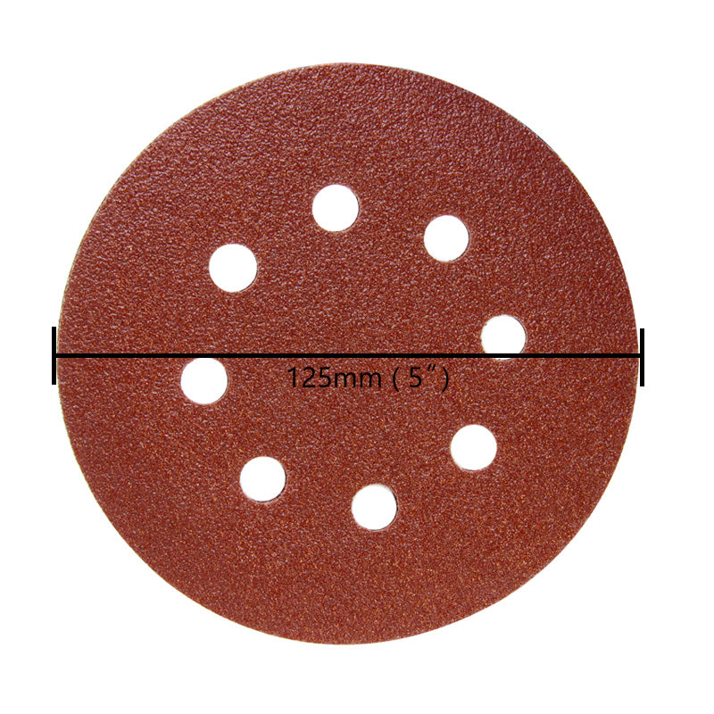 Sanding Disc 5 Inch 8 Holes Adhesive Sandpaper for Random Orbital Sander, Hook and Loop 60 80 120 180 240 320 1200 1500 Grits - 100 Pack